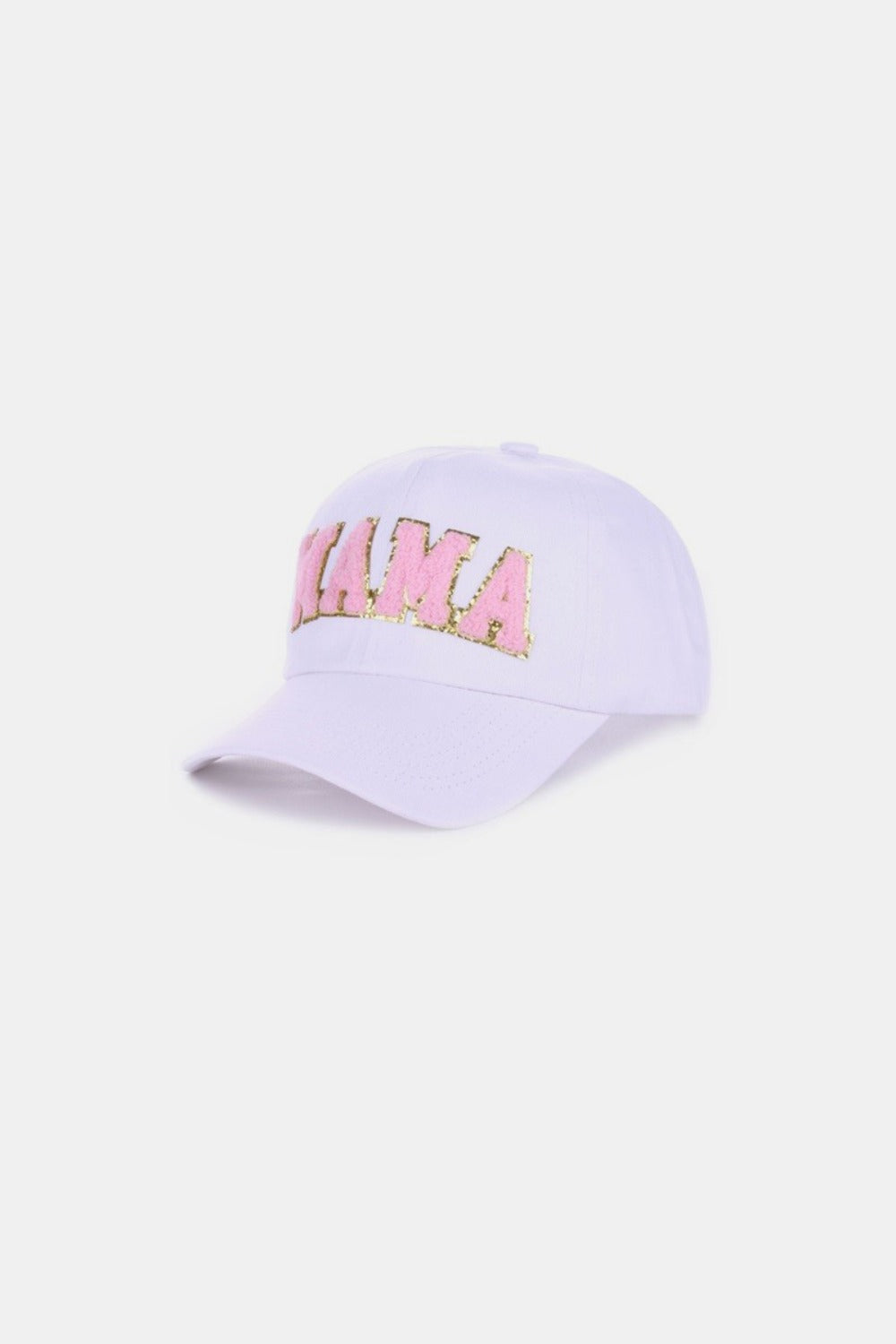 MAMA Sequined Chenille Patch Baseball Cap