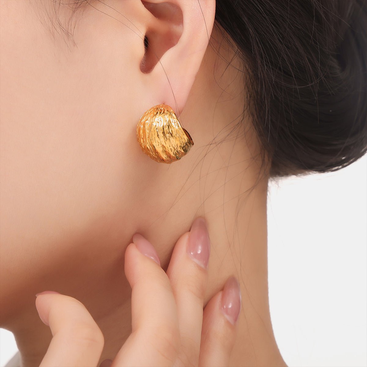 Geometric Shape Gold EarringsEarringsBeach Rose Co.