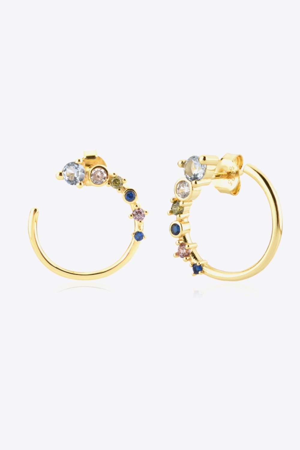 Gold C-Hoop EarringsEarringsTrendsi