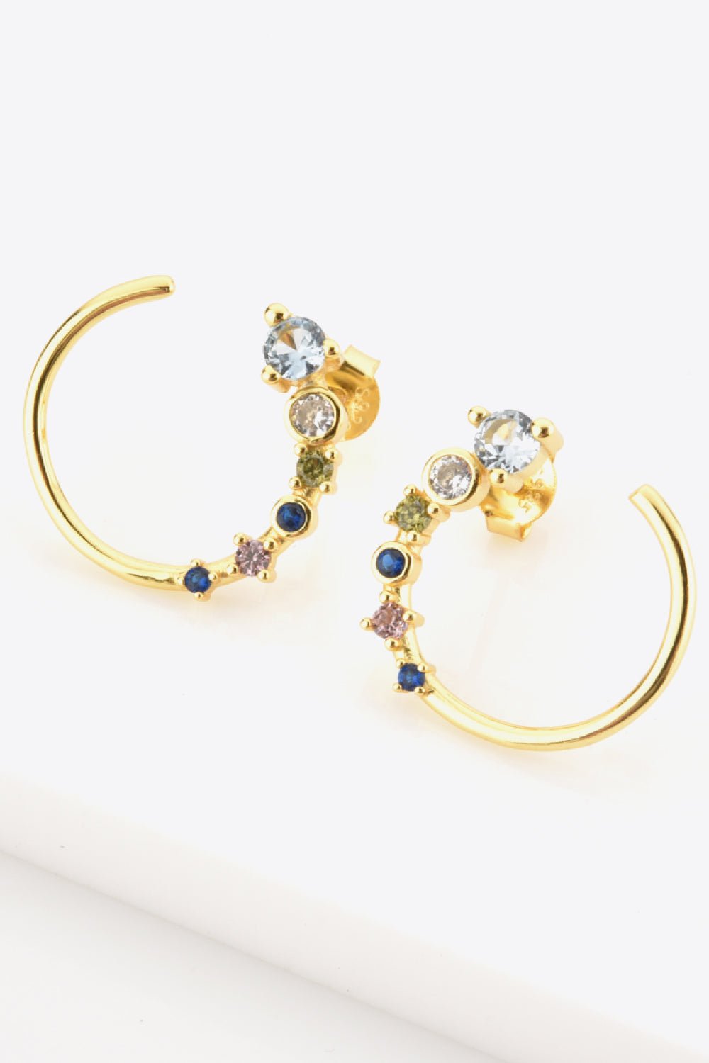 Gold C-Hoop EarringsEarringsTrendsi