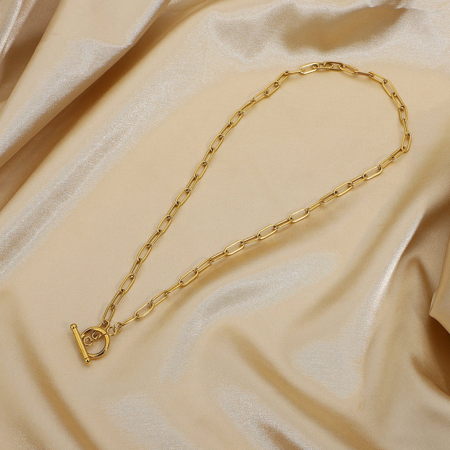Gold Chain Toggle NecklaceNecklaceBeach Rose Co.