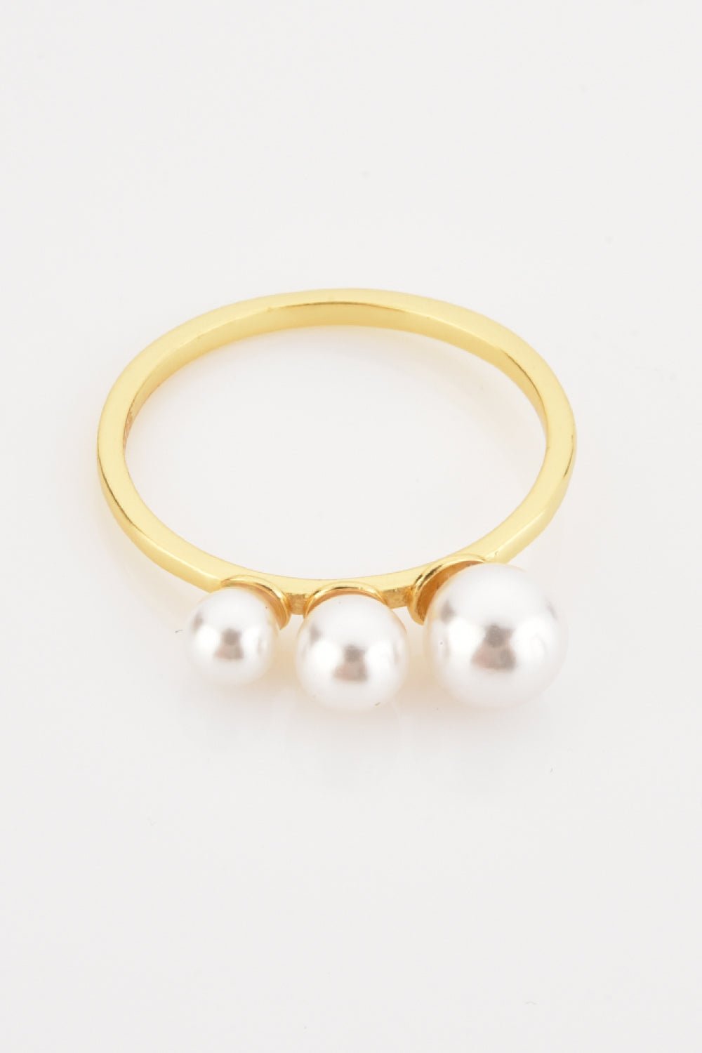 Gold Freshwater Pearl RingRingBeach Rose Co.