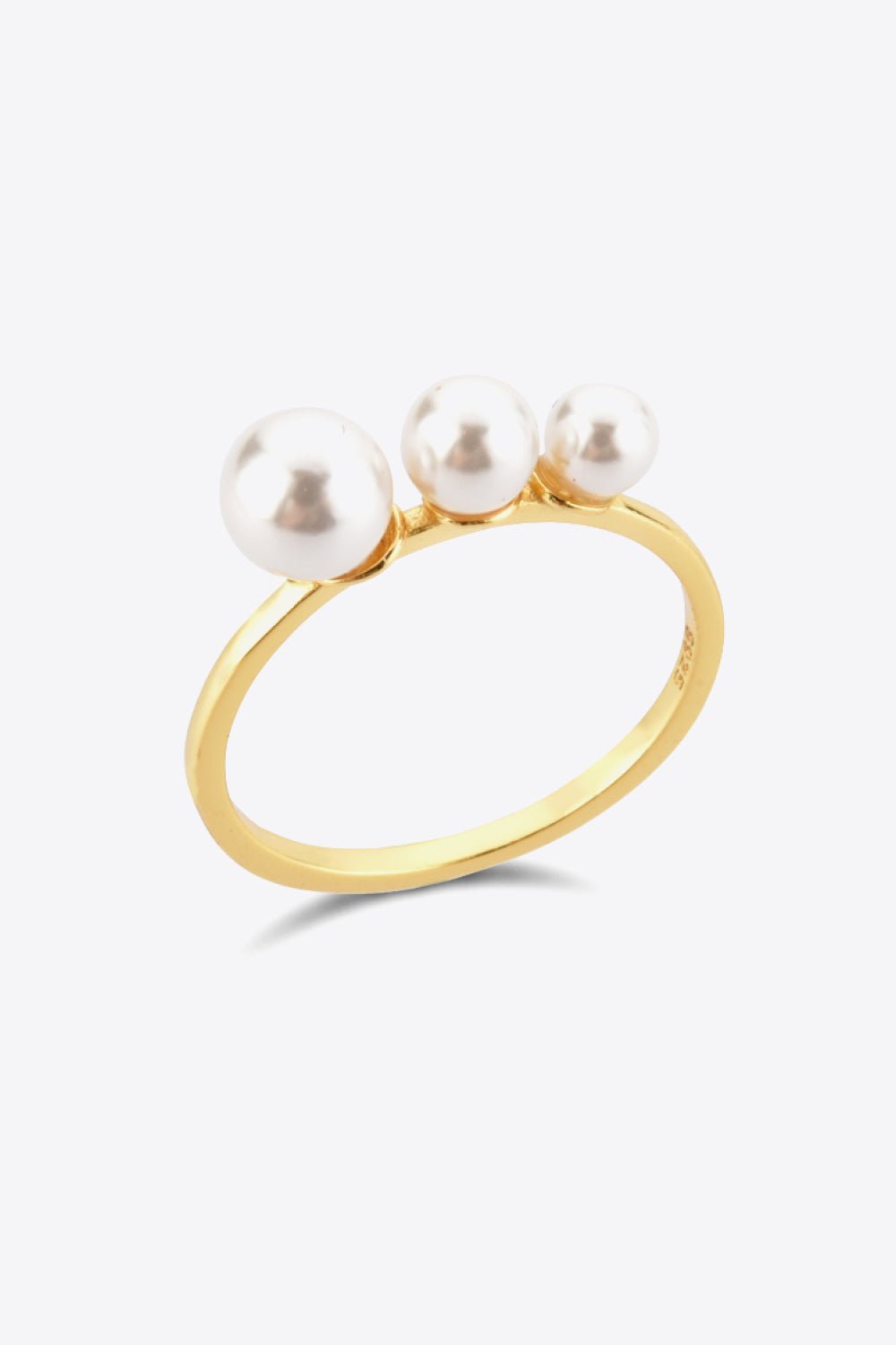 Gold Freshwater Pearl RingRingBeach Rose Co.