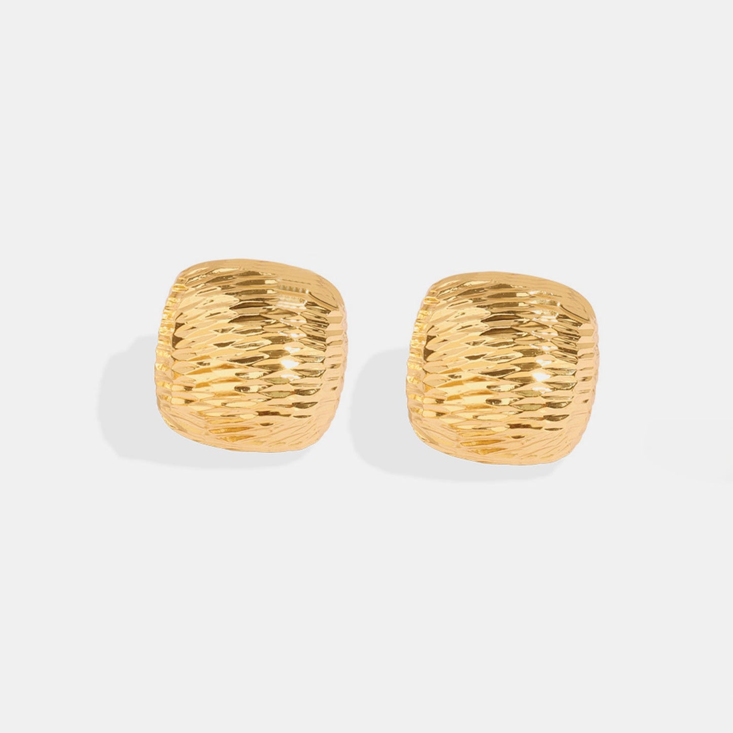 Gold Geometric Post EarringsEarringsBeach Rose Co.