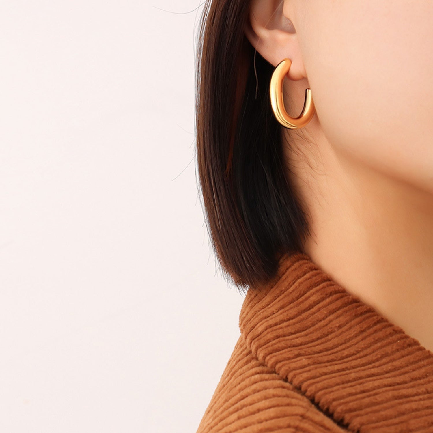 Gold O - Hoop EarringsEarringsTrendsi