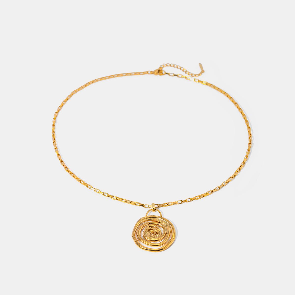 Gold Spiral Pendant NecklaceNecklaceBeach Rose Co.
