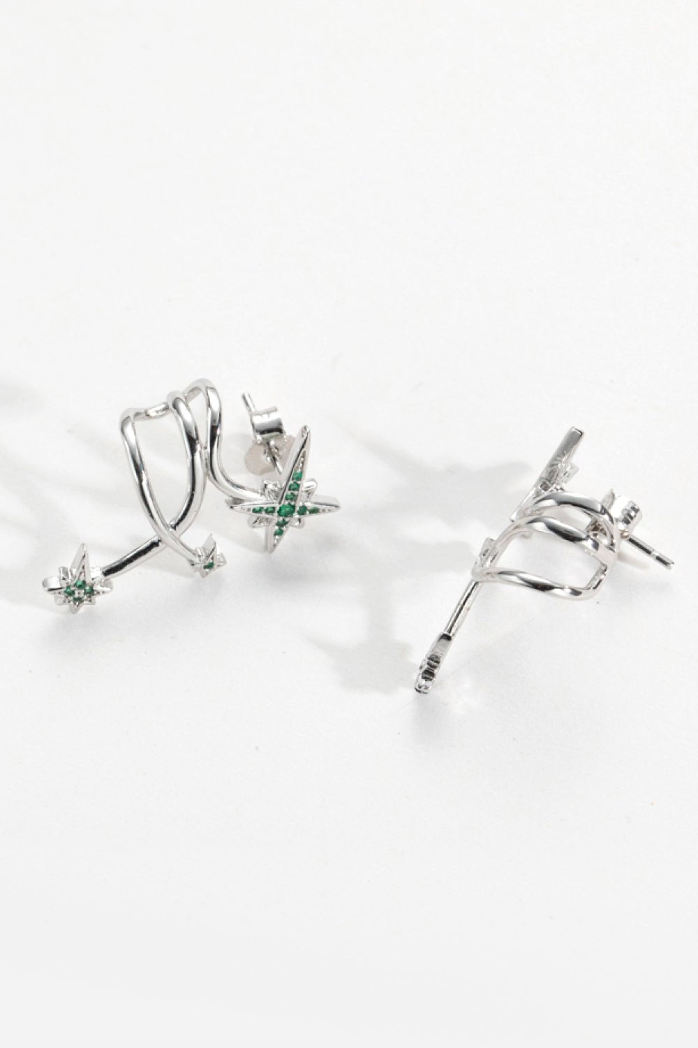 Green Zircon Star EarringsEarringsBeach Rose Co.