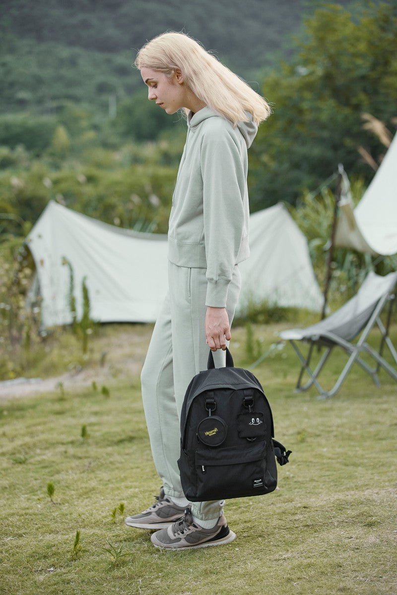 HIMAWARI - Waterproof Canvas Backpack with Coin Purse