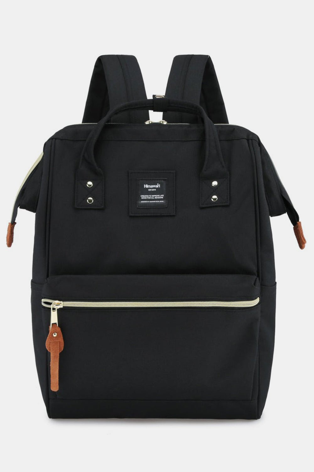 HIMAWARI - Waterproof Canvas Backpack with Side Pockets