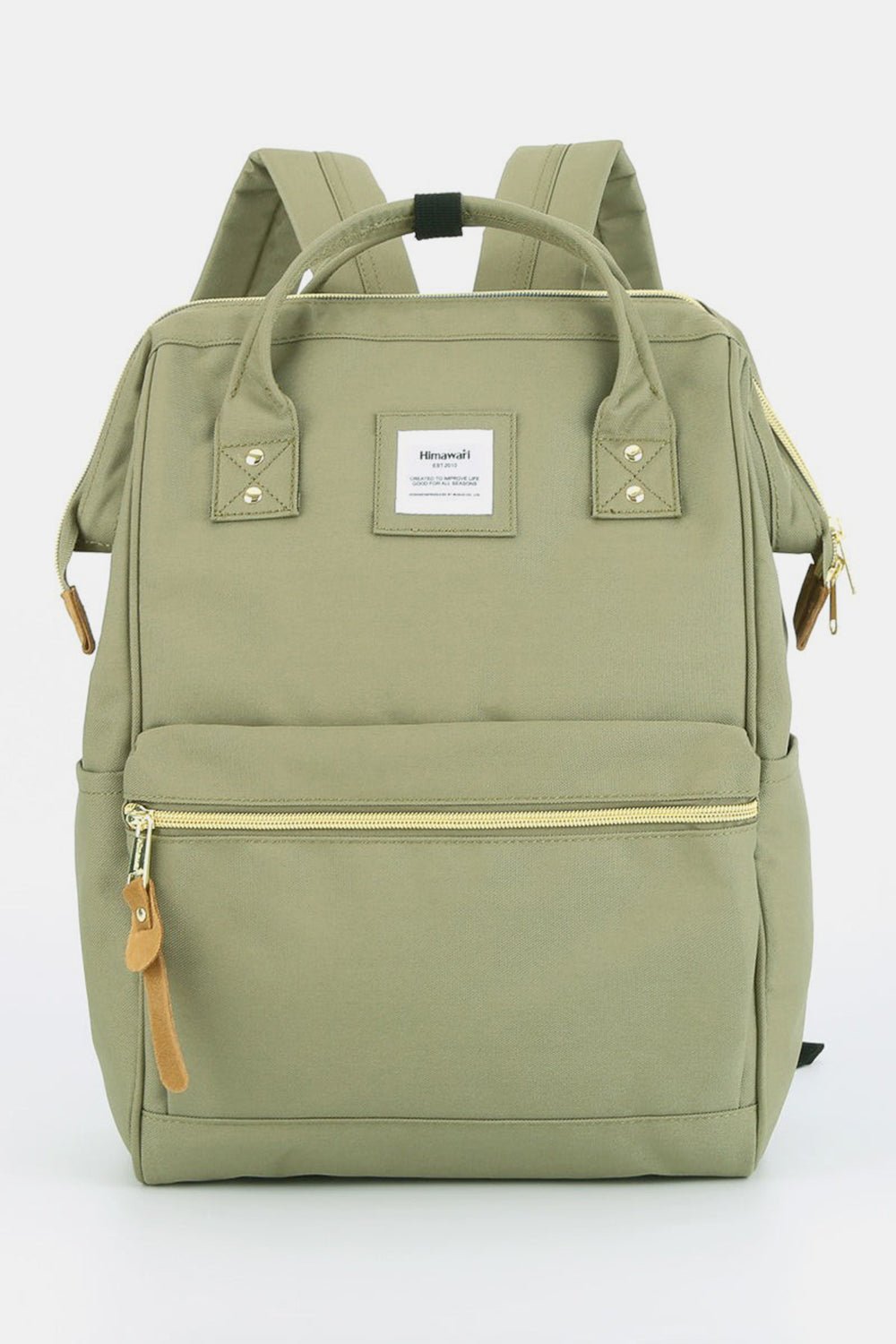 HIMAWARI - Waterproof Canvas Backpack with Side Pockets