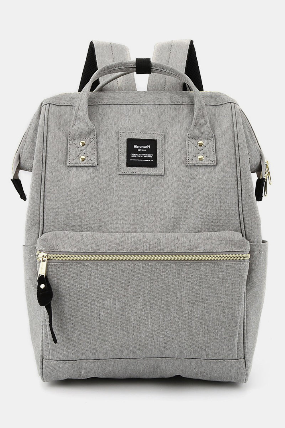 HIMAWARI - Waterproof Canvas Backpack with Side Pockets