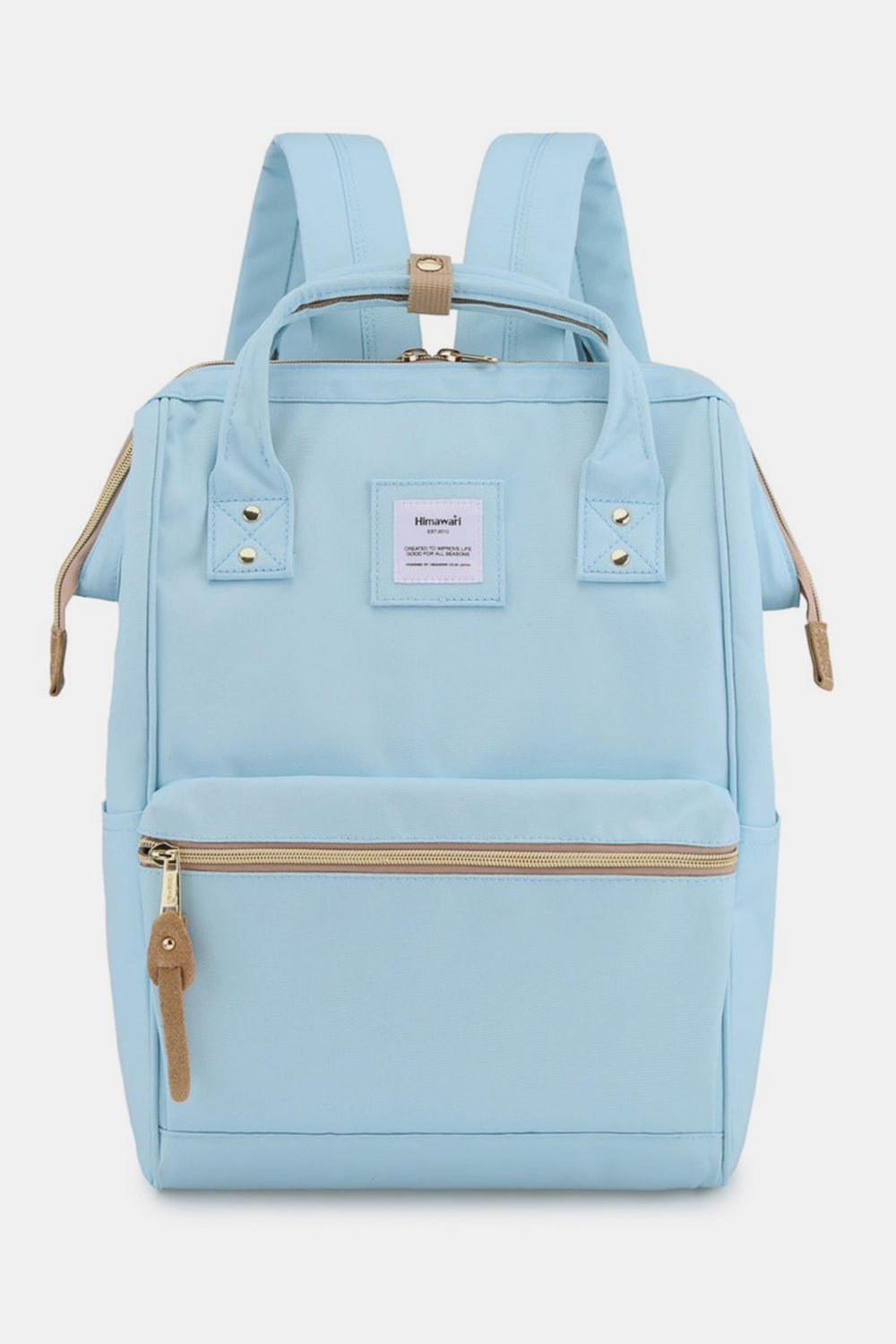 HIMAWARI - Waterproof Canvas Backpack with Side Pockets