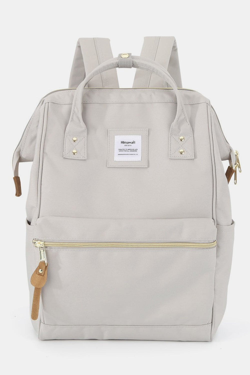 HIMAWARI - Waterproof Canvas Backpack with Side Pockets