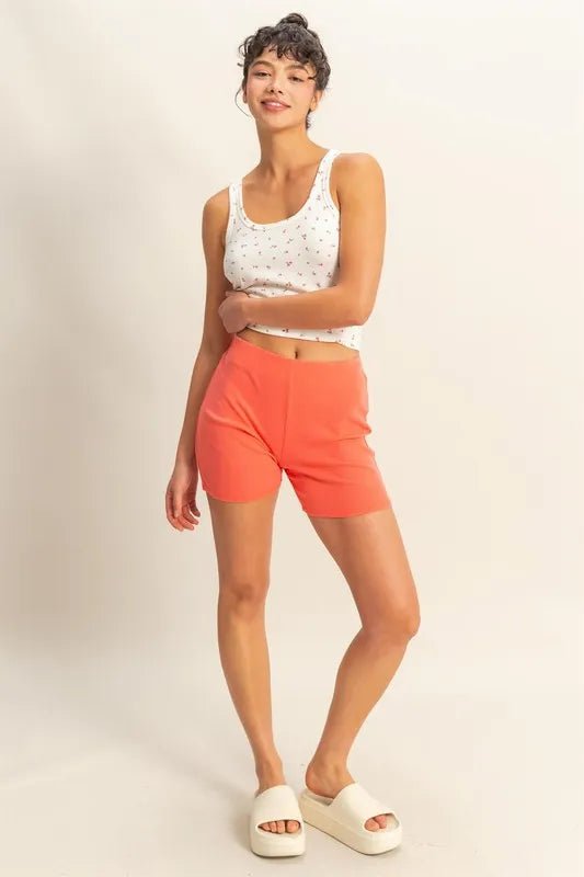 HYFVE - Coral High - Waisted Stretch Shorts