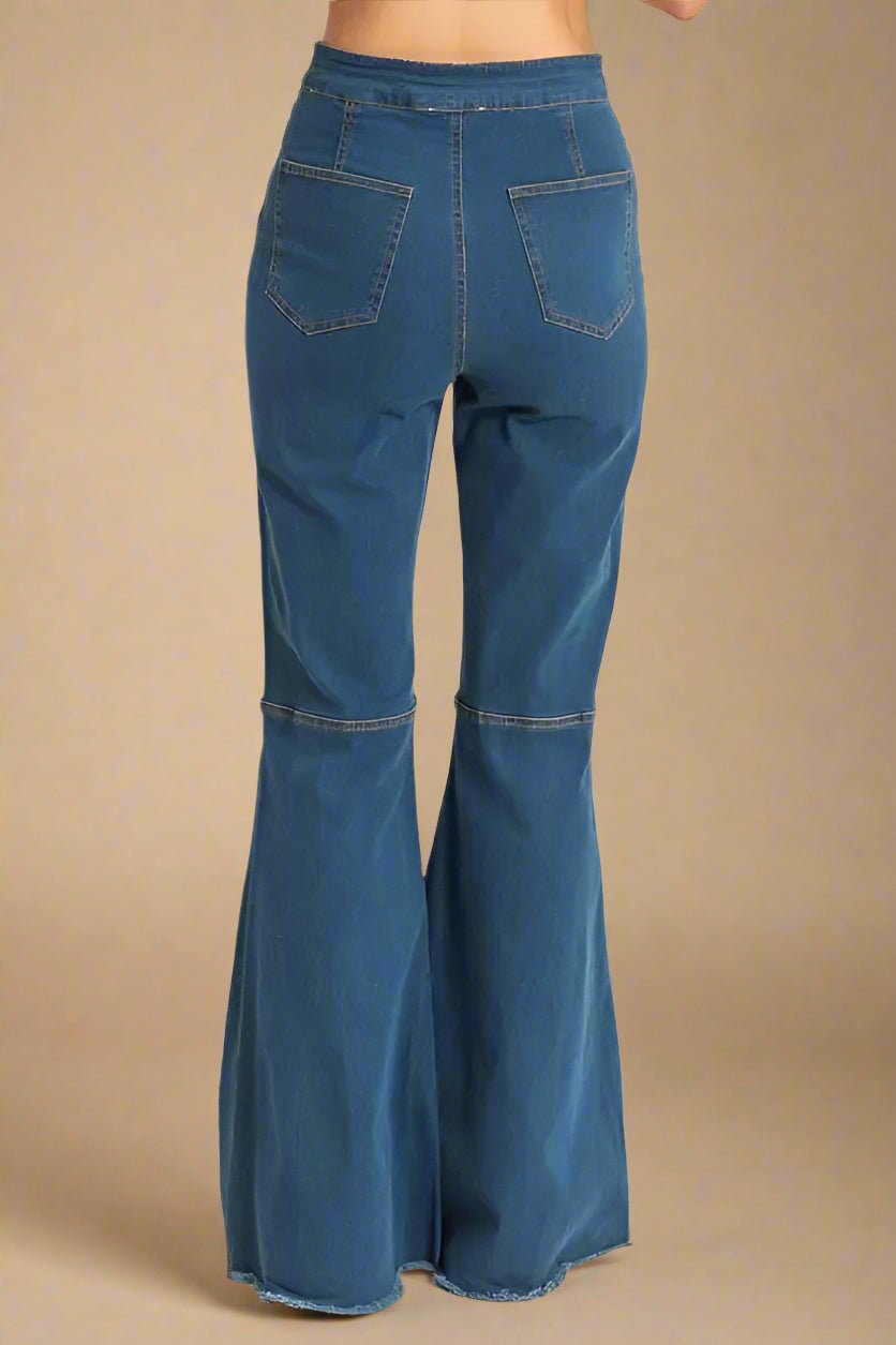 HYFVE - Dark Denim Flare Jeans