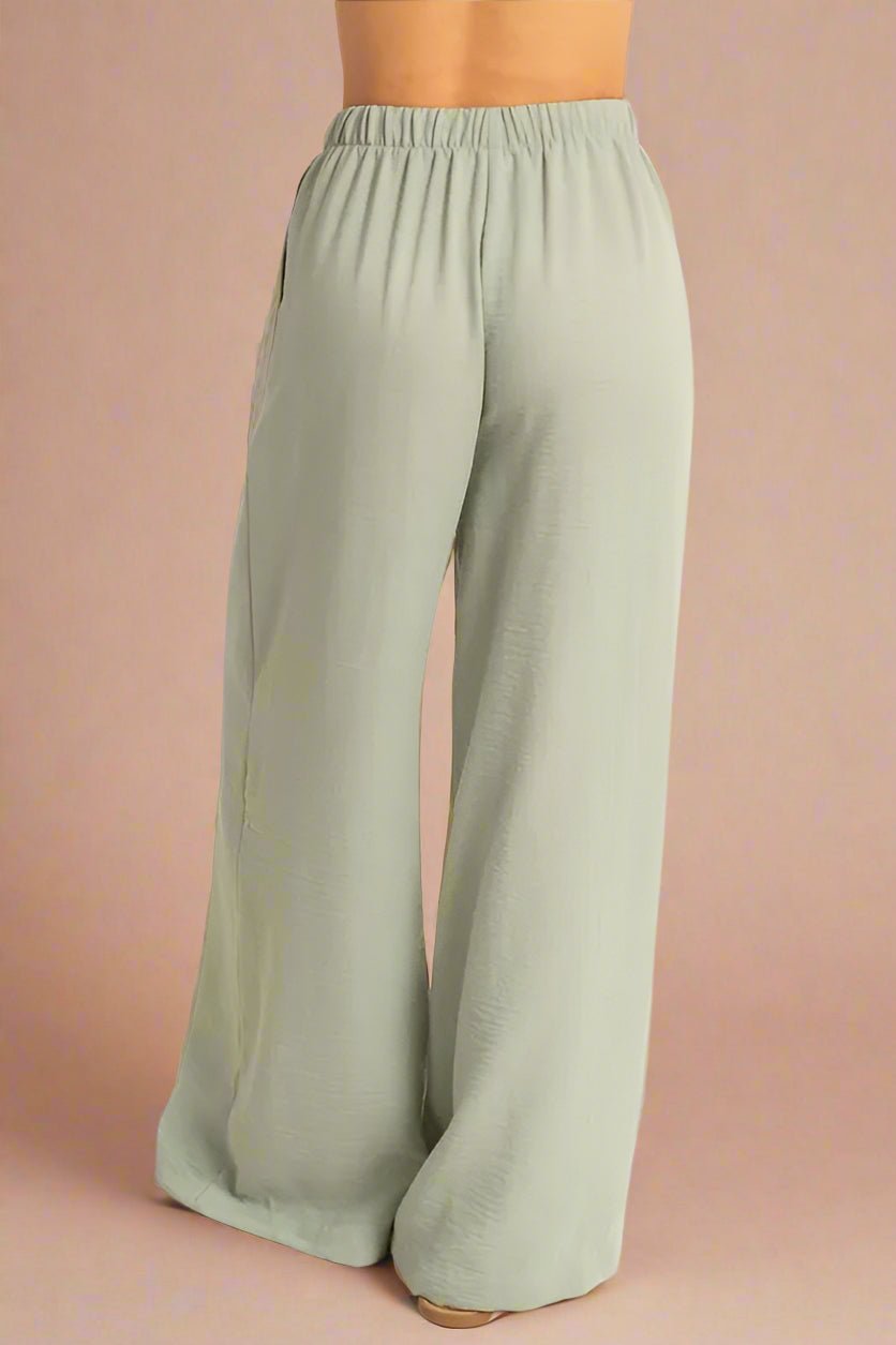 HYFVE - Sage Dune Drawstring Wide - Leg Pants