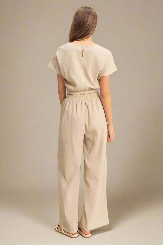 HYFVE - Sandstone Crop Top & Pant Set