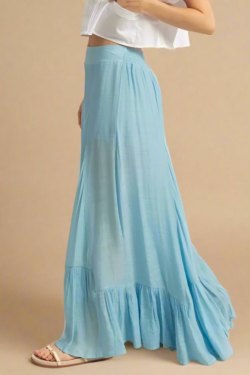 HYFVE - Sky Blue Gauze Palazzo Pants