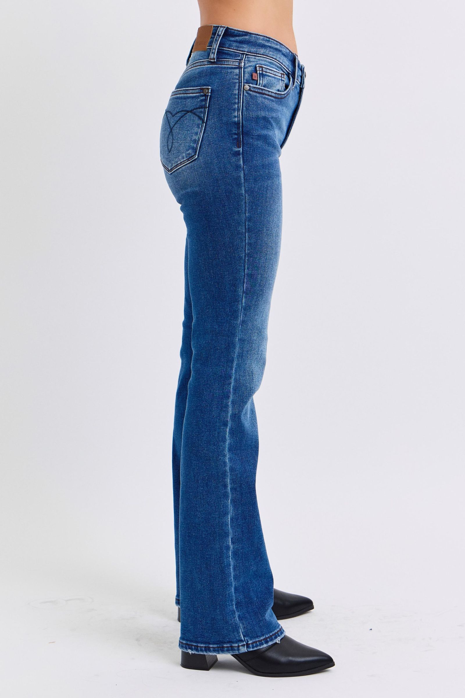 Judy Blue - Dark Wash Mid Rise Bootcut Jeans