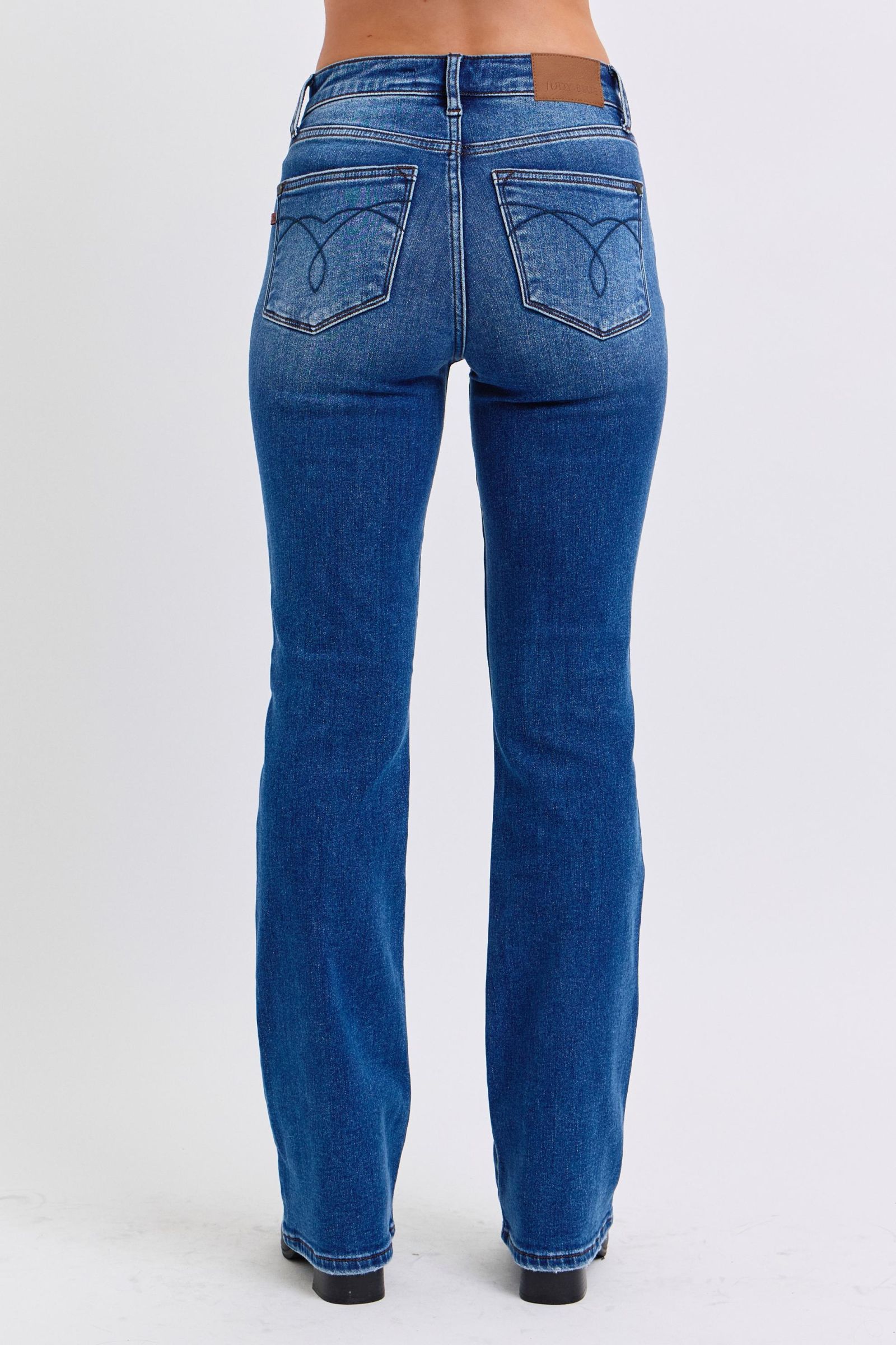 Judy Blue - Dark Wash Mid Rise Bootcut Jeans