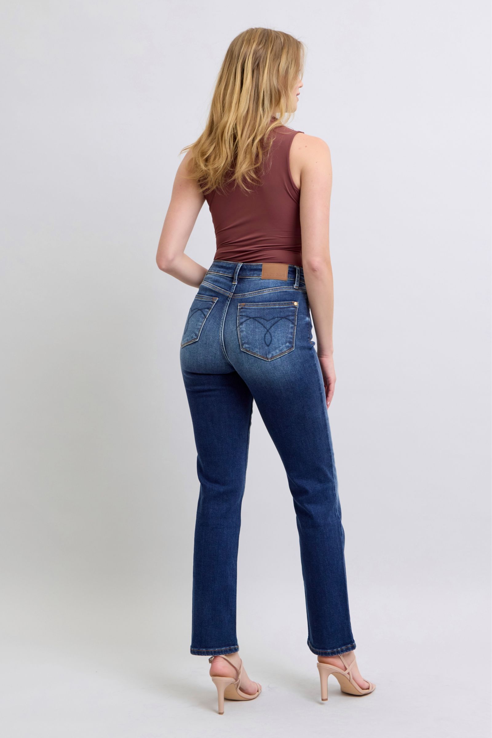 Judy Blue - Dark Wash Straight Leg Jeans