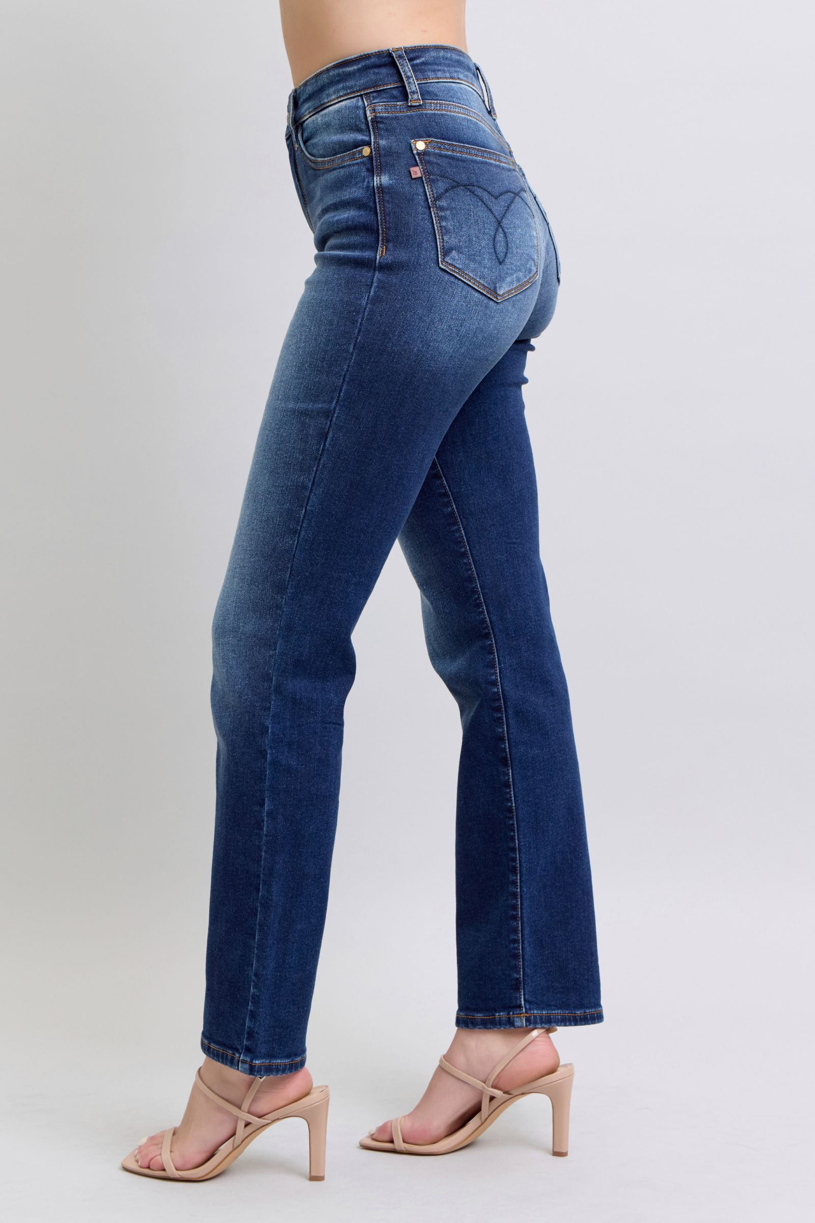 Judy Blue - Dark Wash Straight Leg Jeans