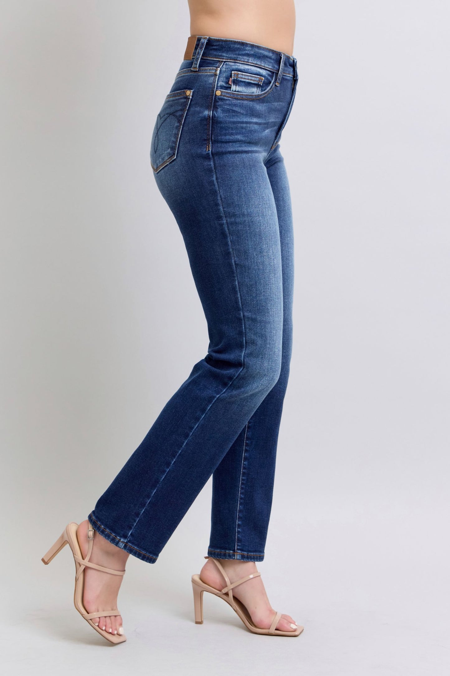 Judy Blue - Dark Wash Straight Leg Jeans