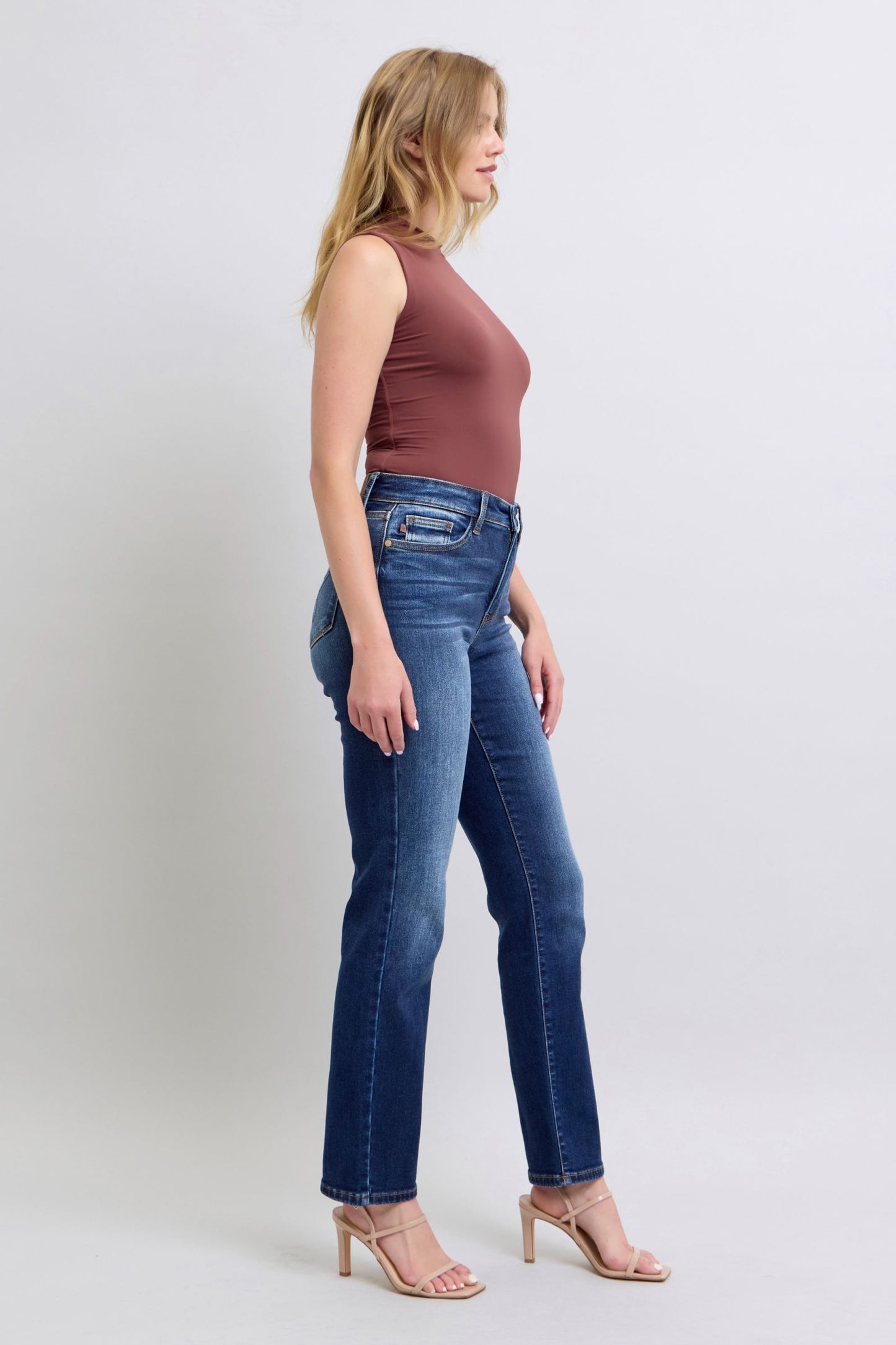 Judy Blue - Dark Wash Straight Leg Jeans