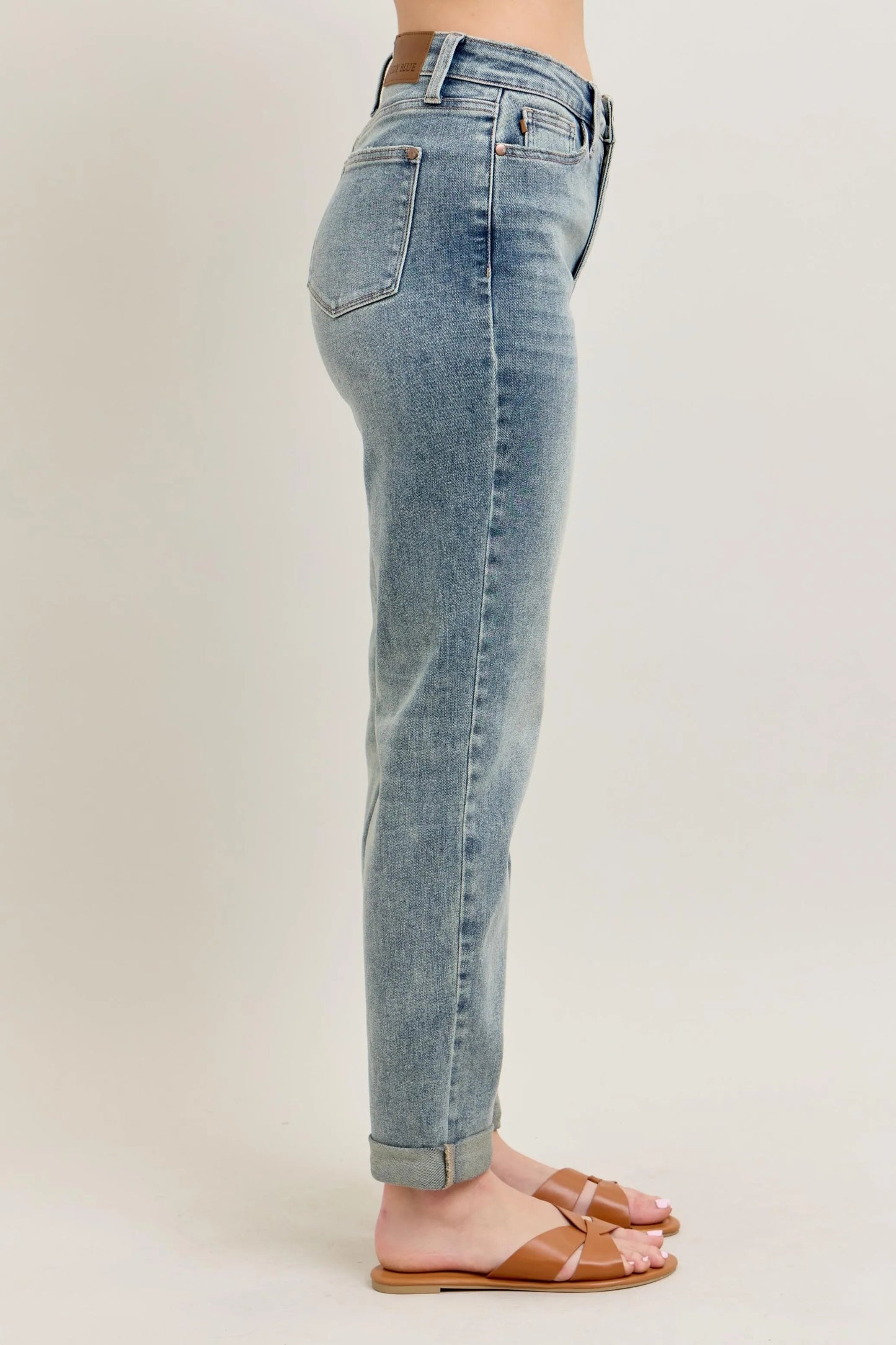 Judy Blue - Light Wash High Rise Straight Leg Jeans