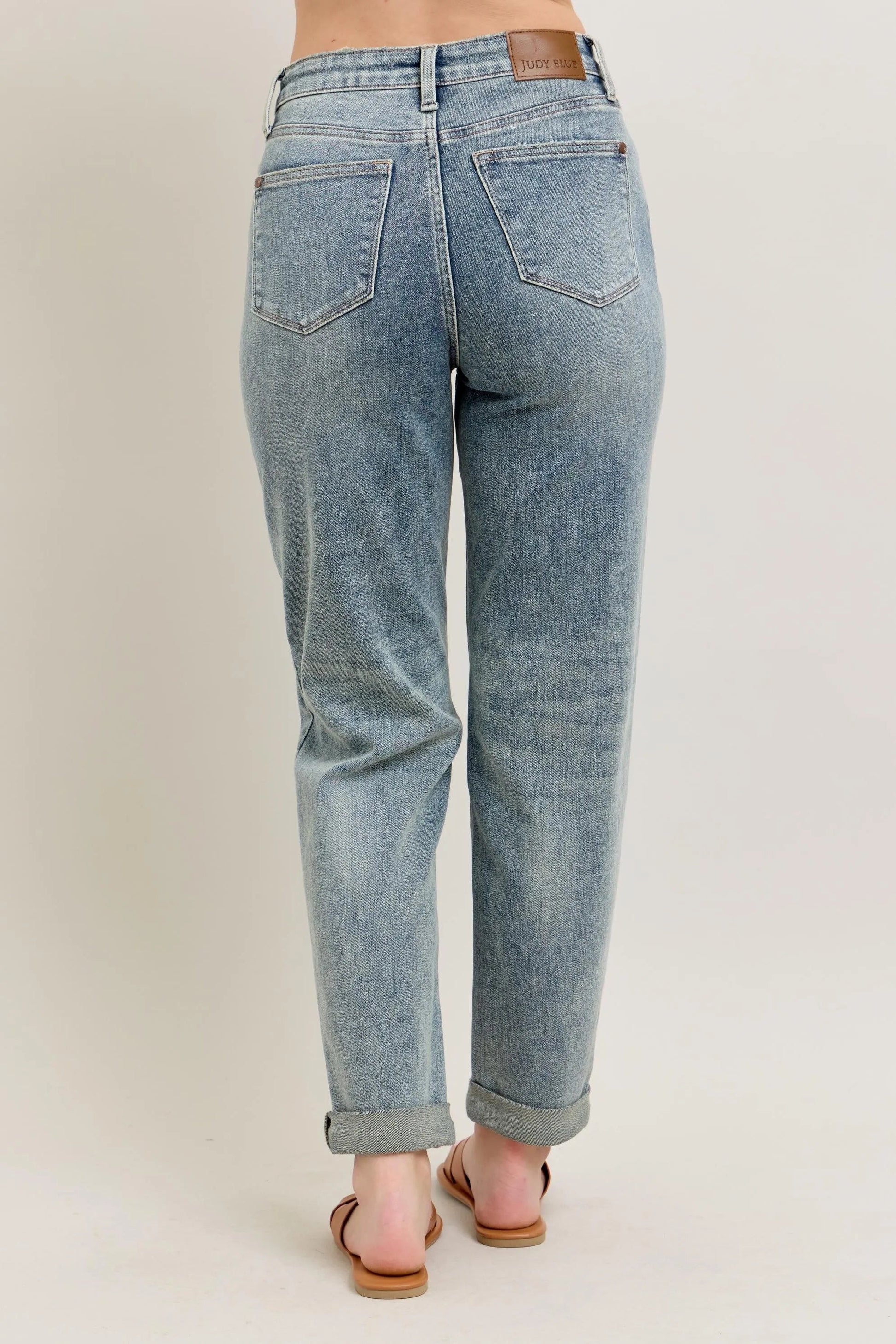 Judy Blue - Light Wash High Rise Straight Leg Jeans