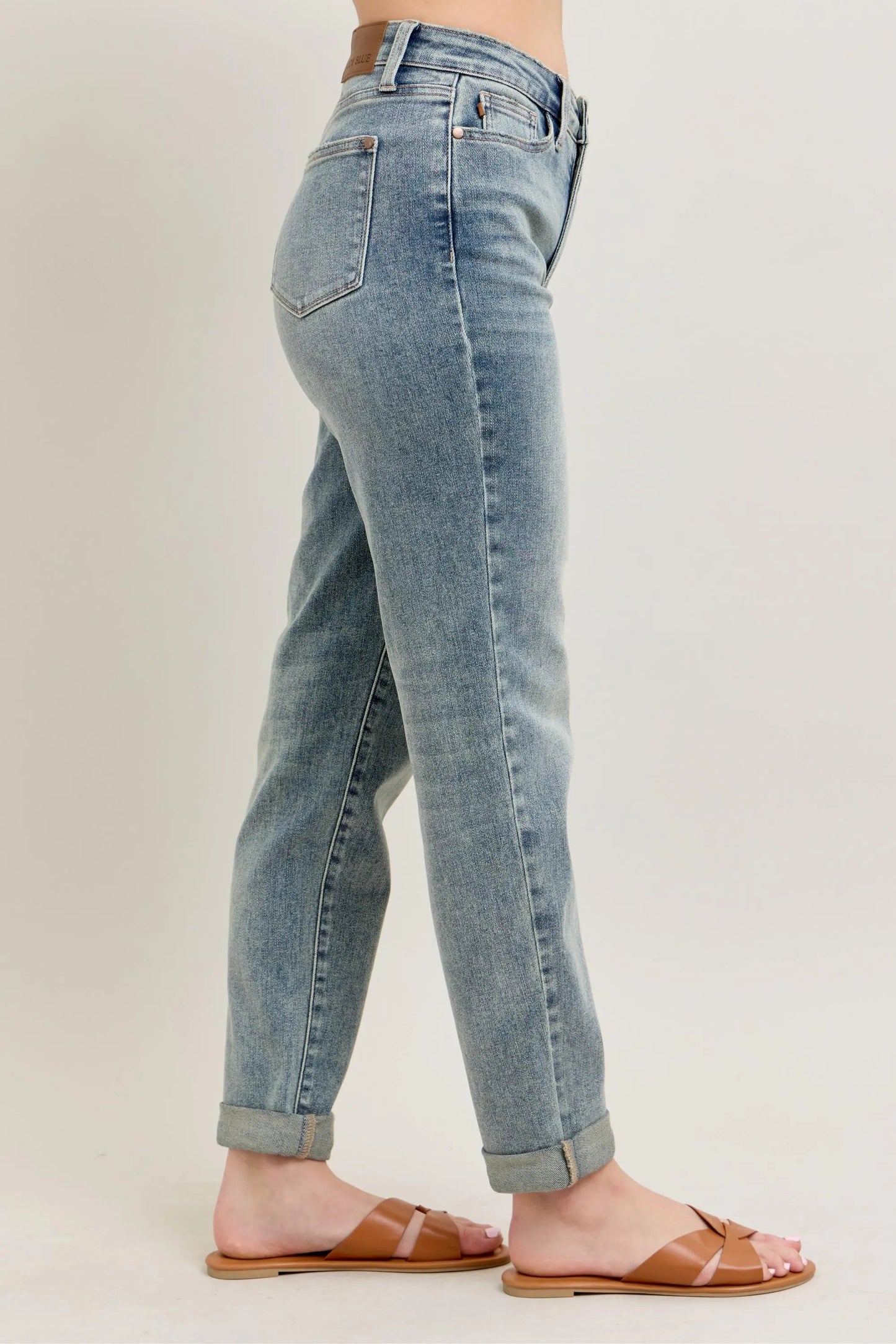 Judy Blue - Light Wash High Rise Straight Leg Jeans