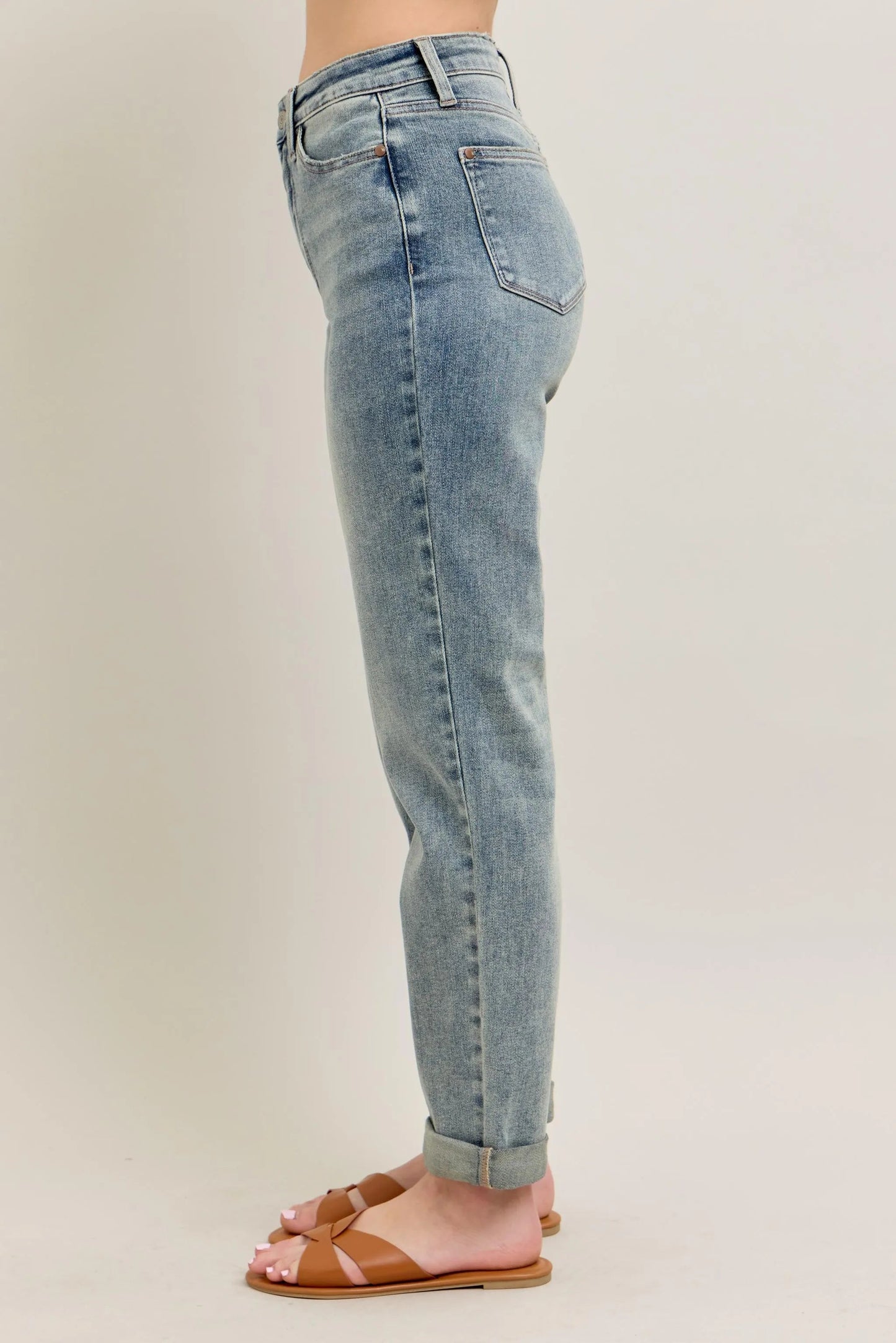 Judy Blue - Light Wash High Rise Straight Leg Jeans