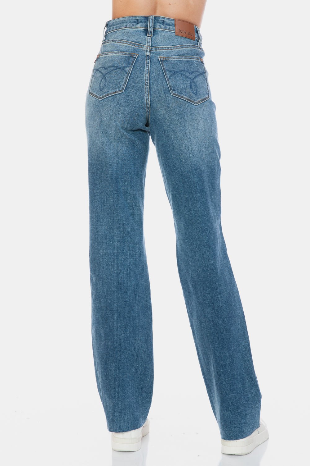 Judy Blue - Medium Wash Tummy Control Straight Leg Jeans