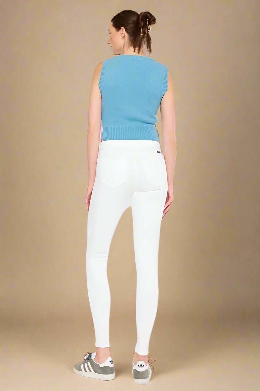 Kancan - High Rise Skinny Jeans in Crisp White
