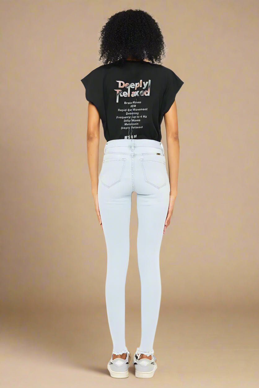 Kancan - High Rise Skinny Jeans in Light Wash