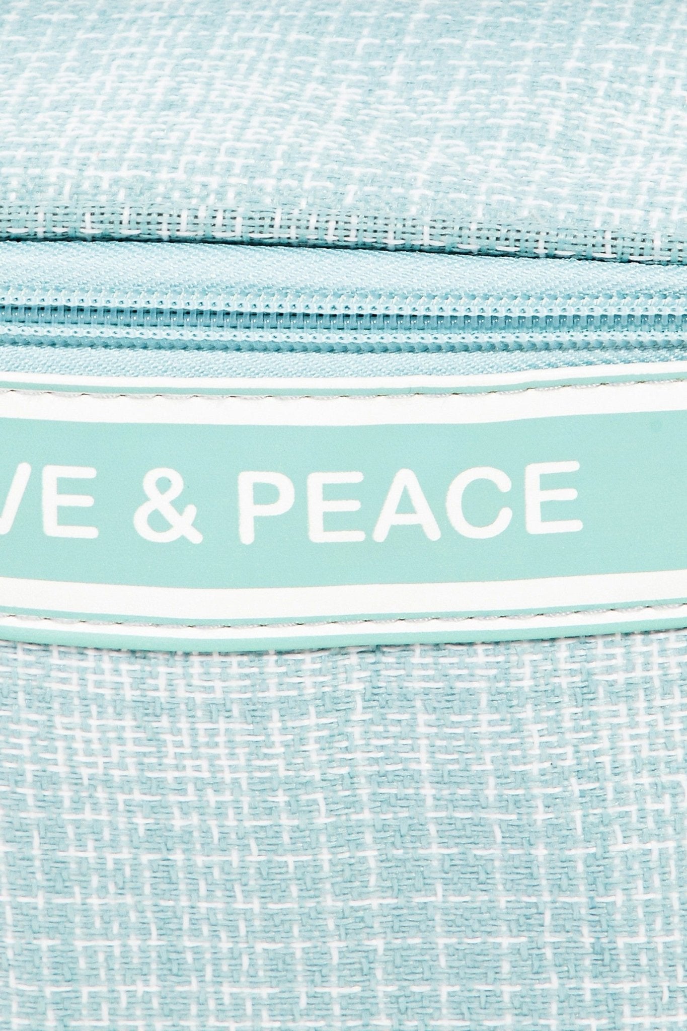 Love & Peace Top Handle Cosmetics CaseCosmetic BagFame