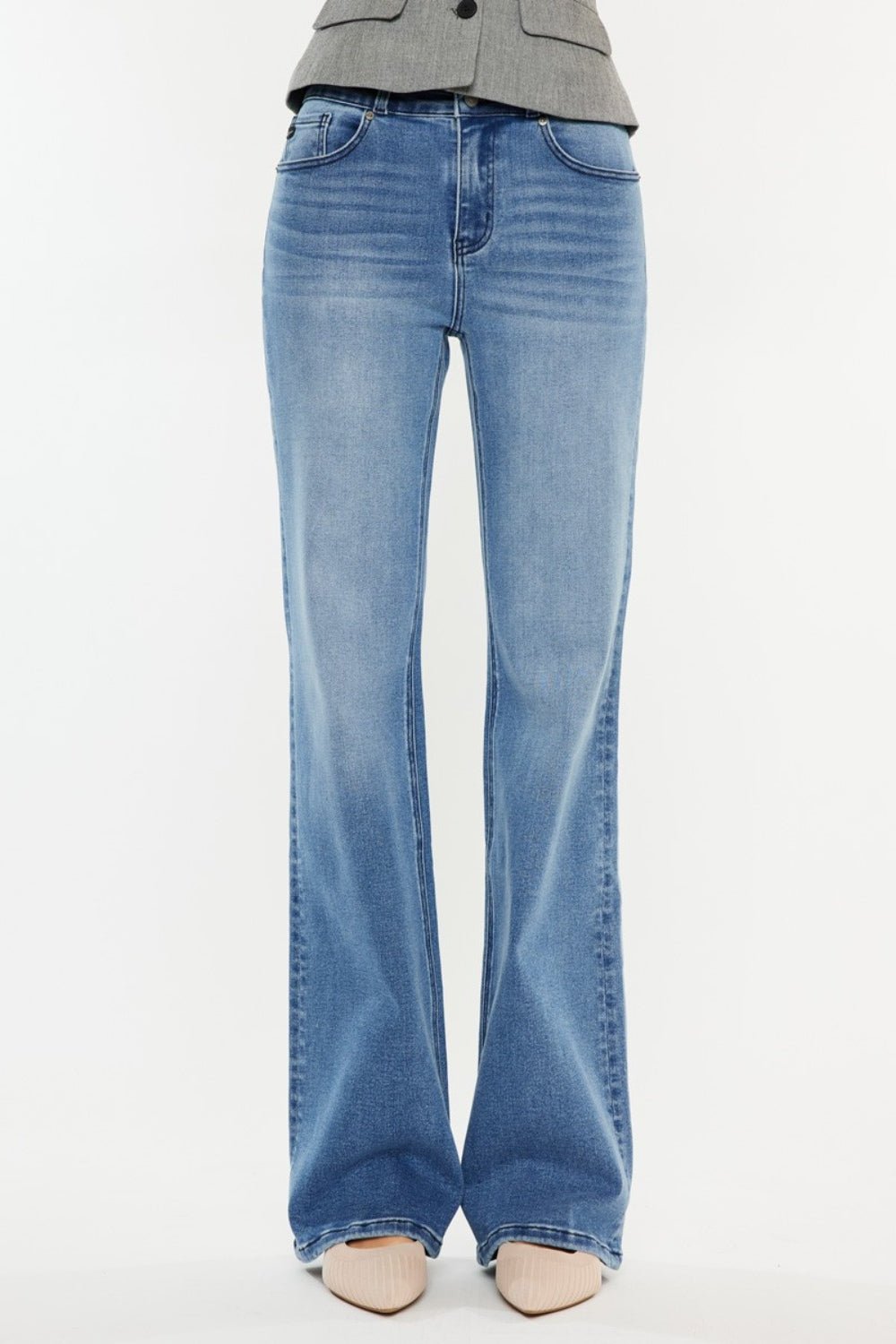 Medium Wash Ultra High Rise Bootcut JeansJeansKancan