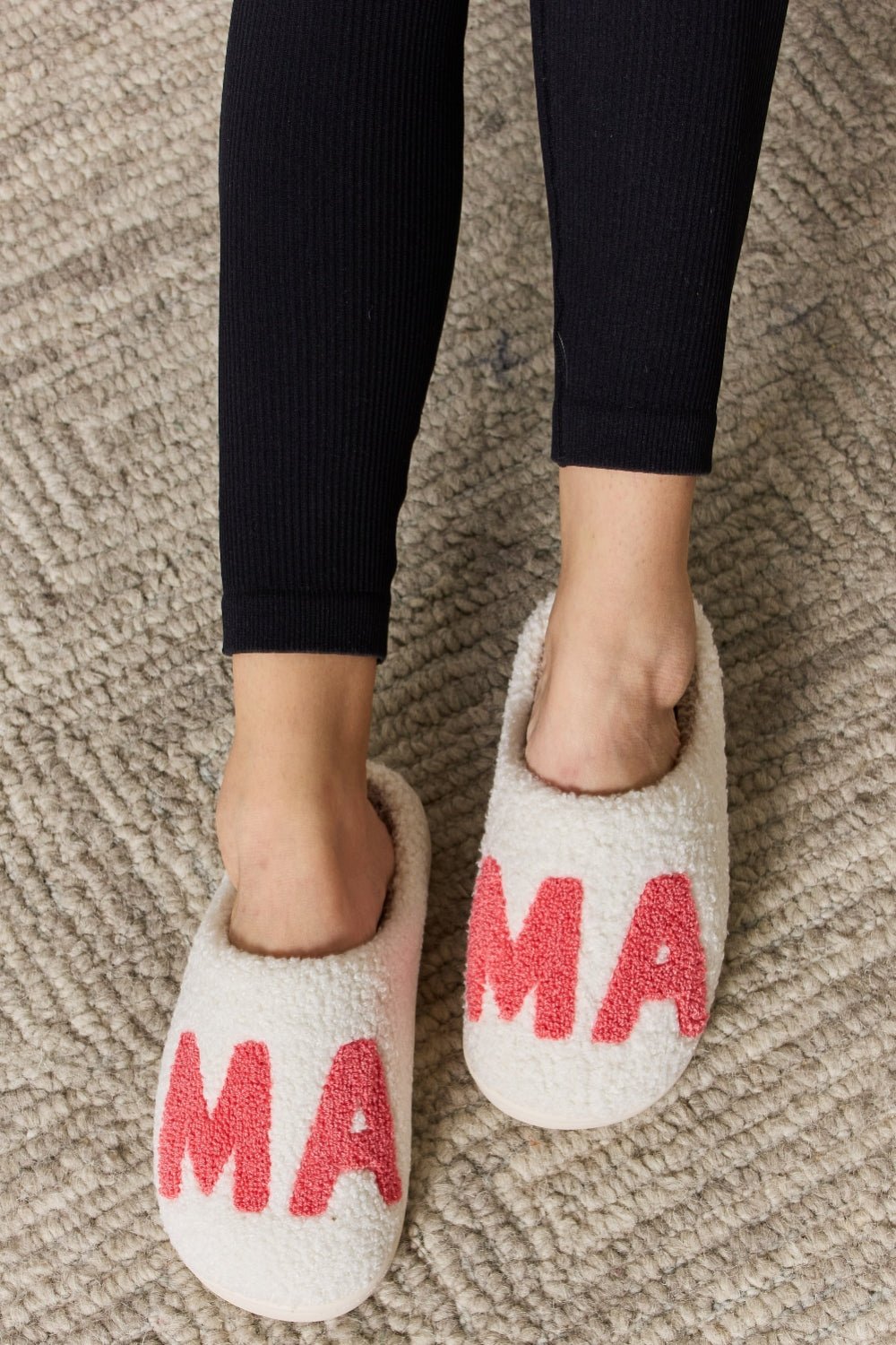 Melody - MAMA Pattern Cozy Slippers