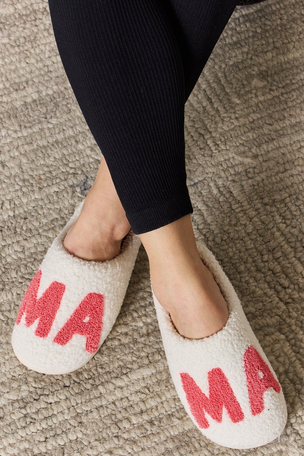 Melody - MAMA Pattern Cozy Slippers