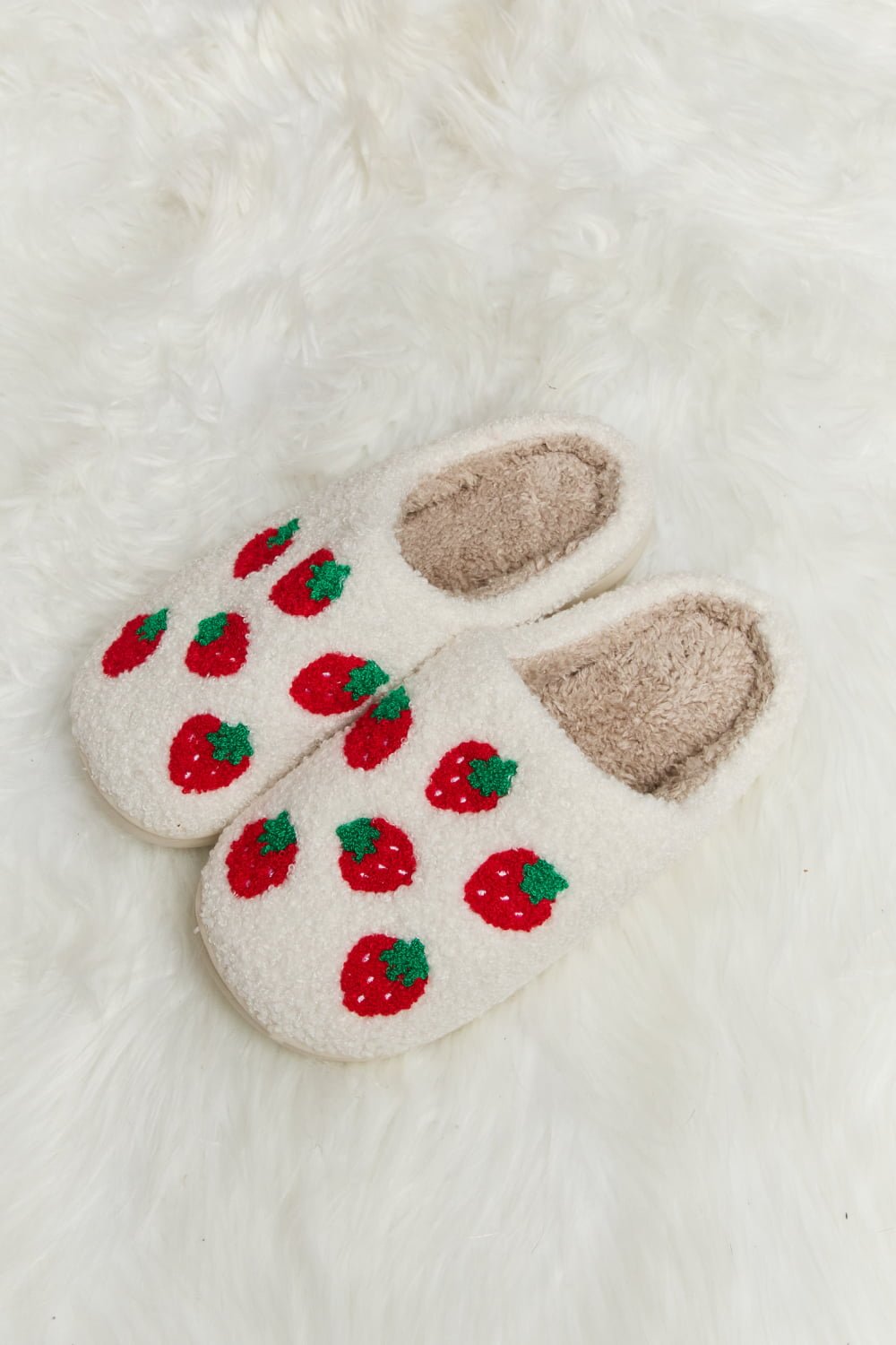 Melody - Printed Plush Slide Slippers