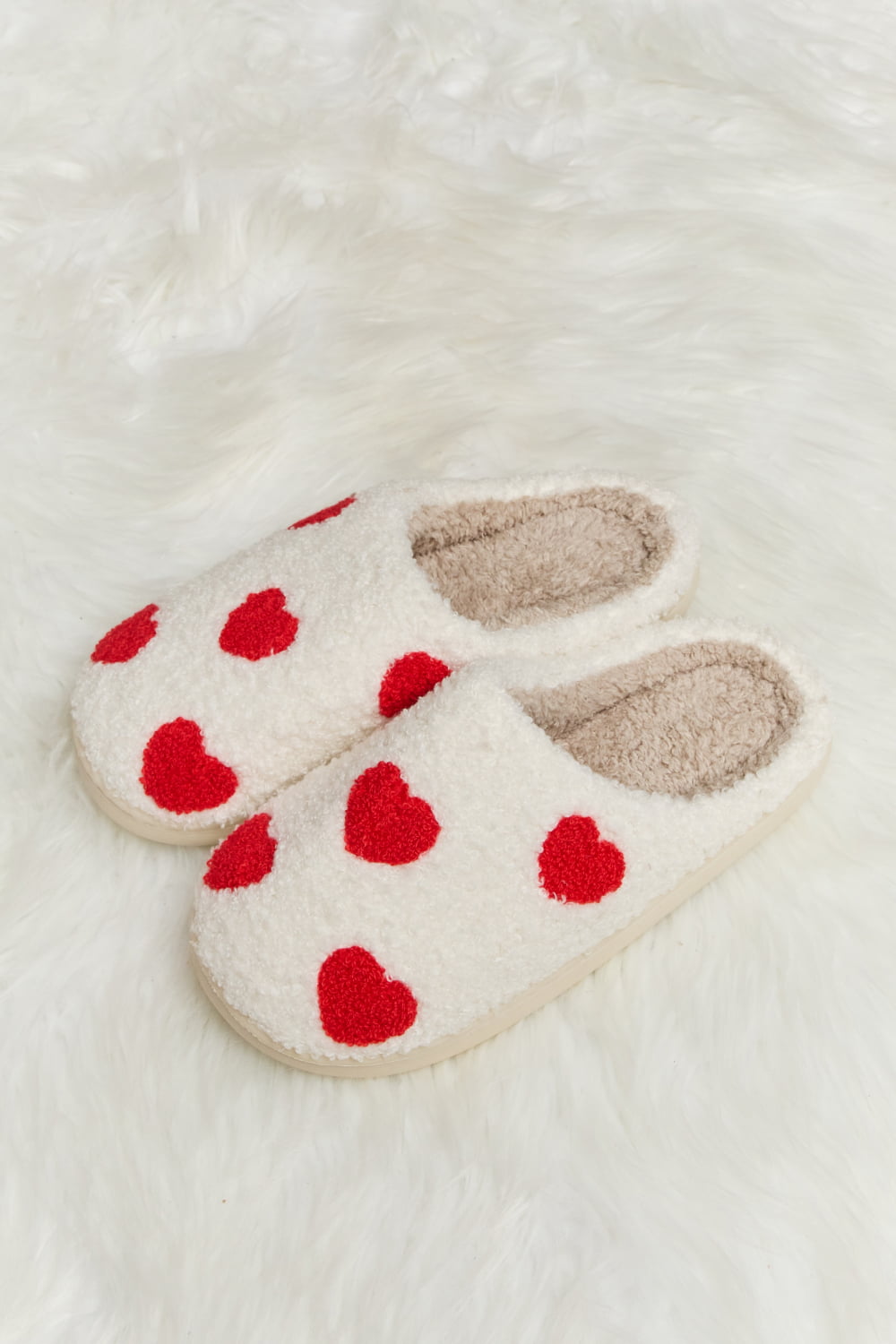 Melody - Printed Plush Slide Slippers