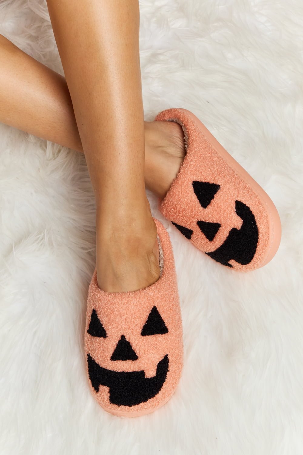 Melody - Printed Plush Slide Slippers