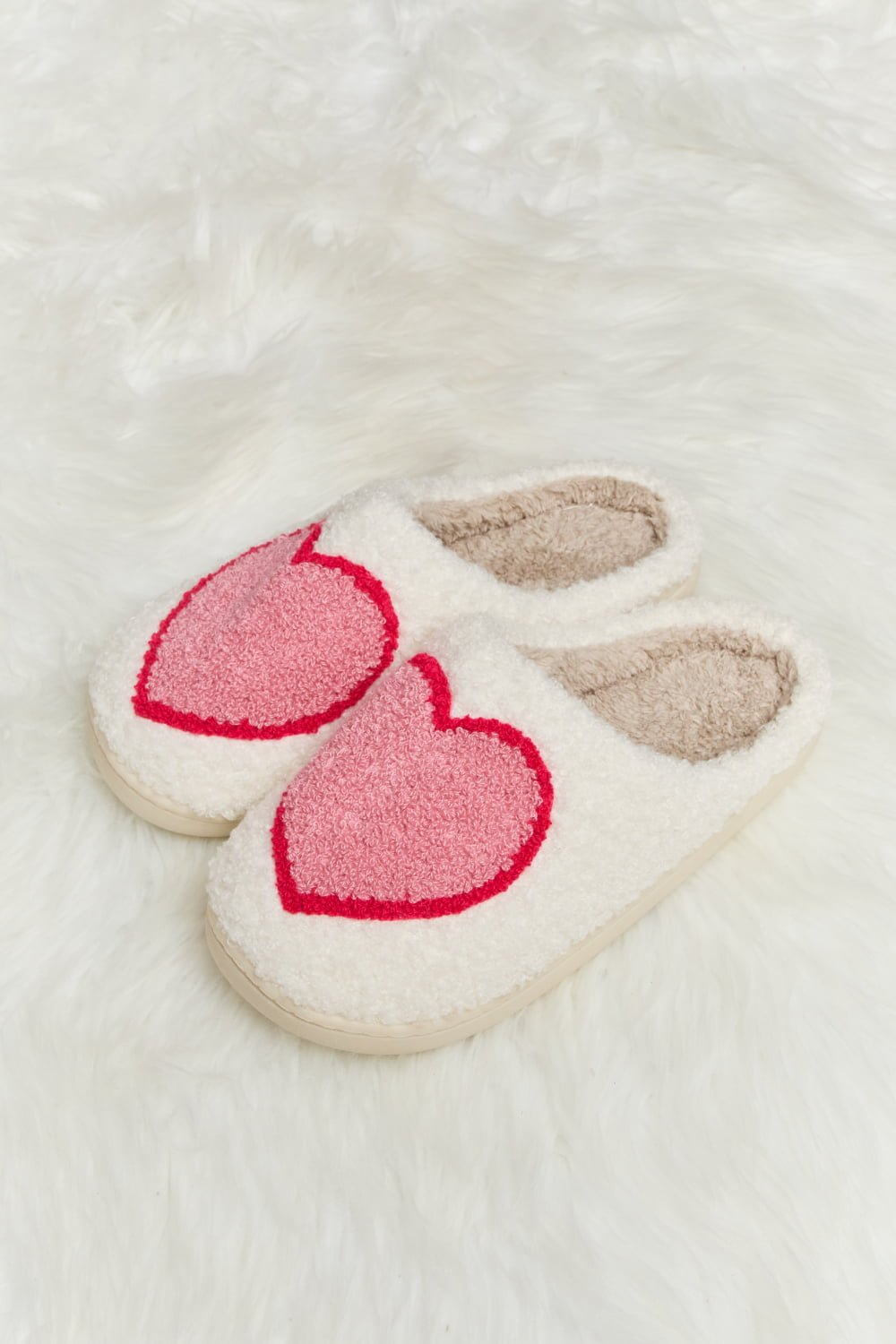 Melody - Printed Plush Slide Slippers