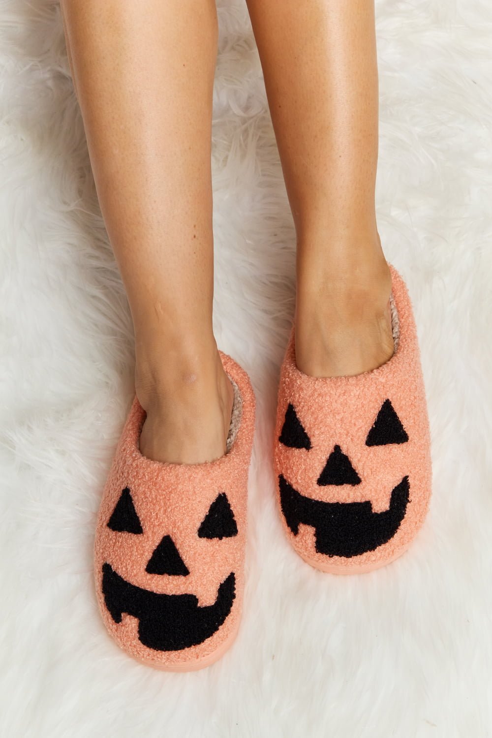 Melody - Printed Plush Slide Slippers