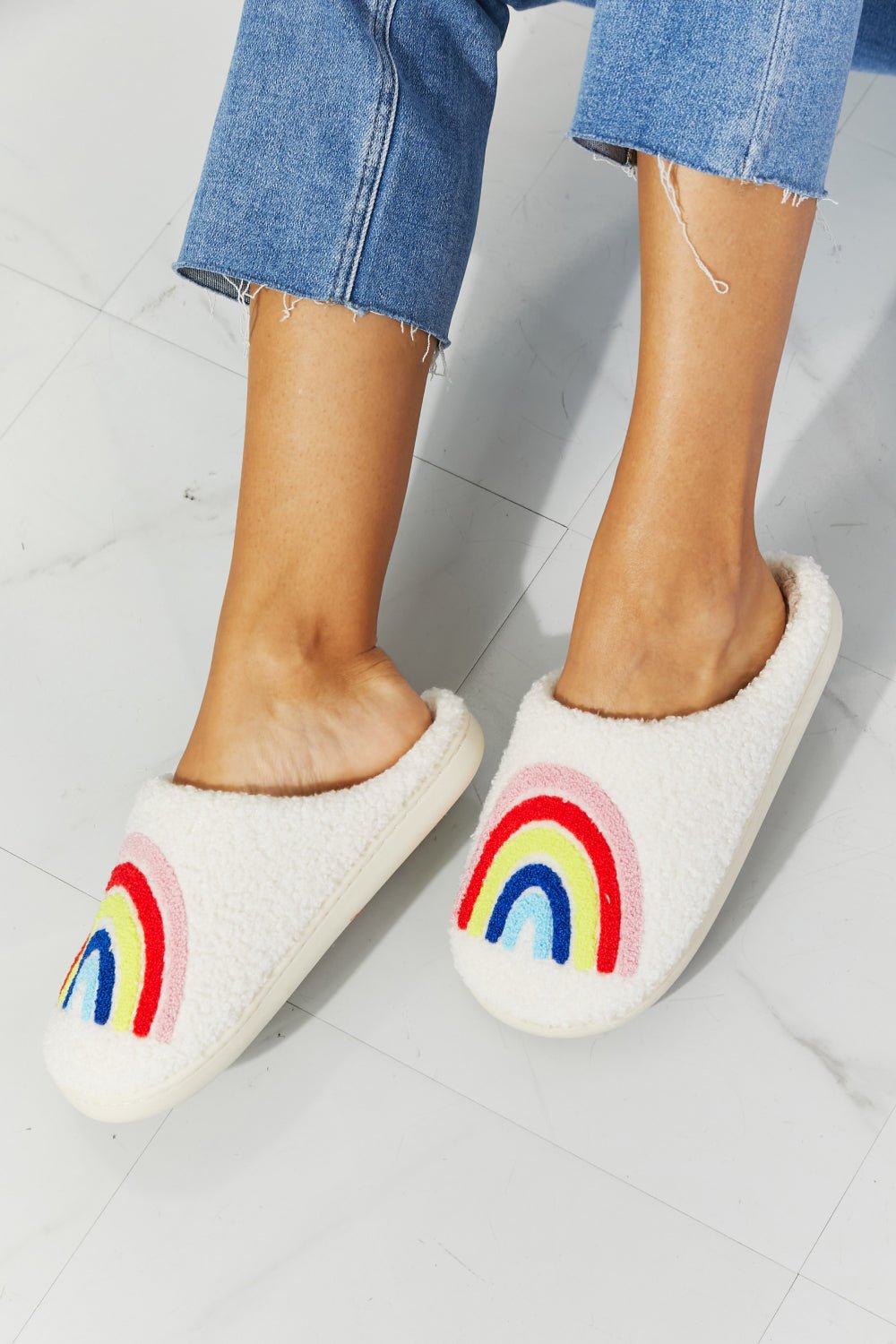 MelodyRainbow Plush Slipper