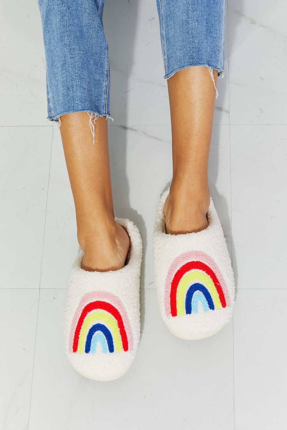 MelodyRainbow Plush Slipper