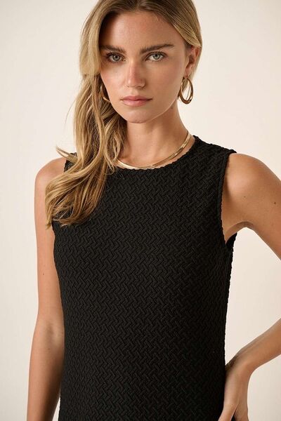 Mittoshop - Black Sleeveless Maxi Dress