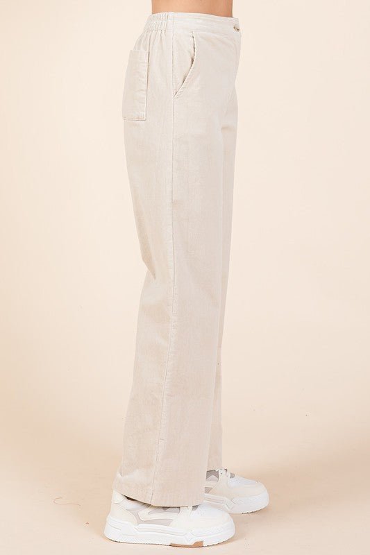 Mittoshop - Corduroy Pants in Bone