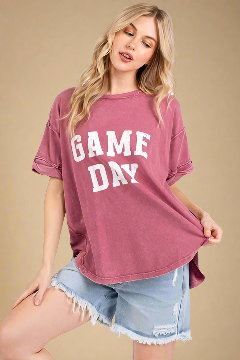 Mittoshop - GAME DAY T-Shirt in Raspberry