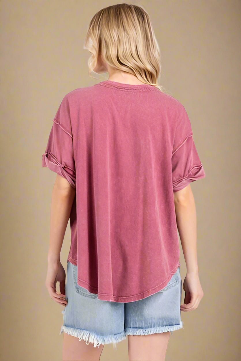 Mittoshop - GAME DAY T-Shirt in Raspberry